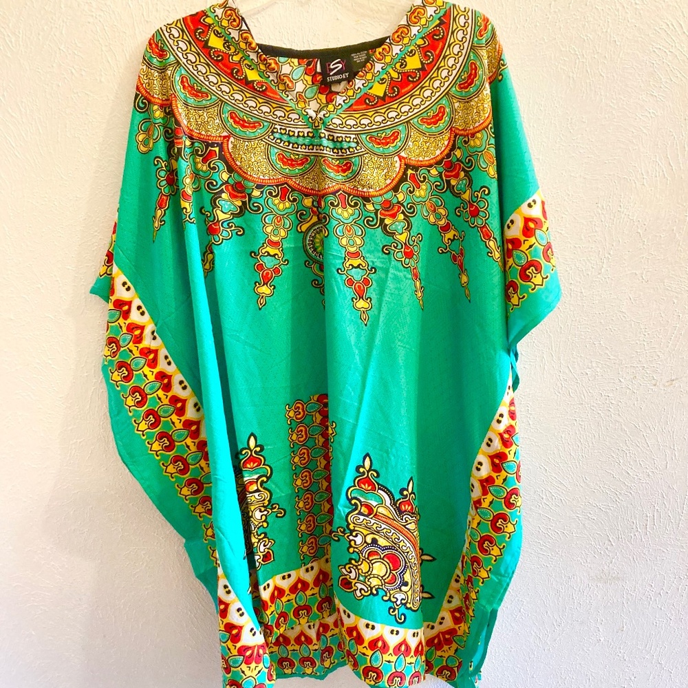 Emerald Caftan Tunic